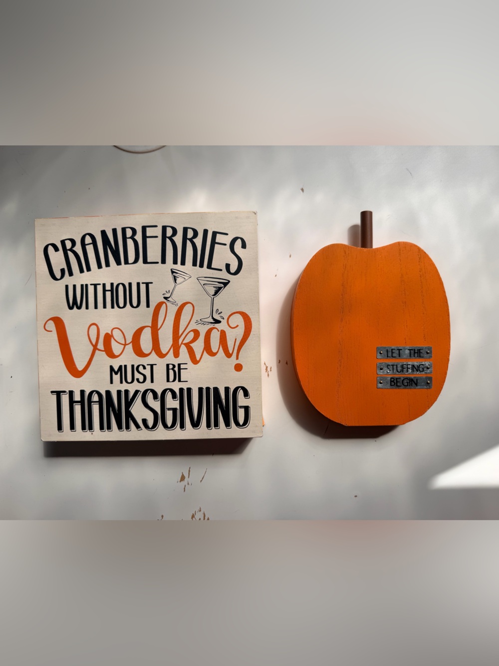 Thanksgiving home decor_ 2 Piece